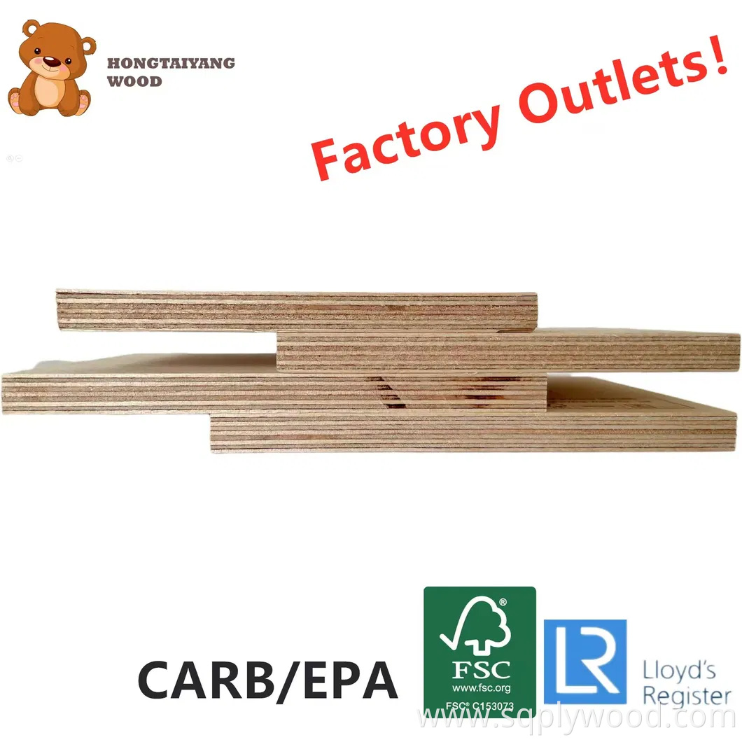 9/12/18mm Melamine Film Faced Poplar Pine Birch Marine Laminated Veneer Shuttering Plywood